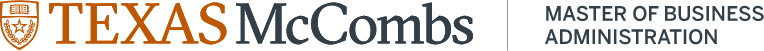 Horizontal Informal McCombs Secondary Logo, Program example